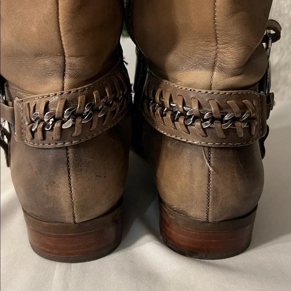 Alex Marie Tan Over the Knee Bootsus used good condition